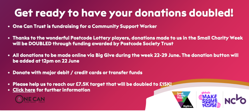Get ready to have your donations doubled